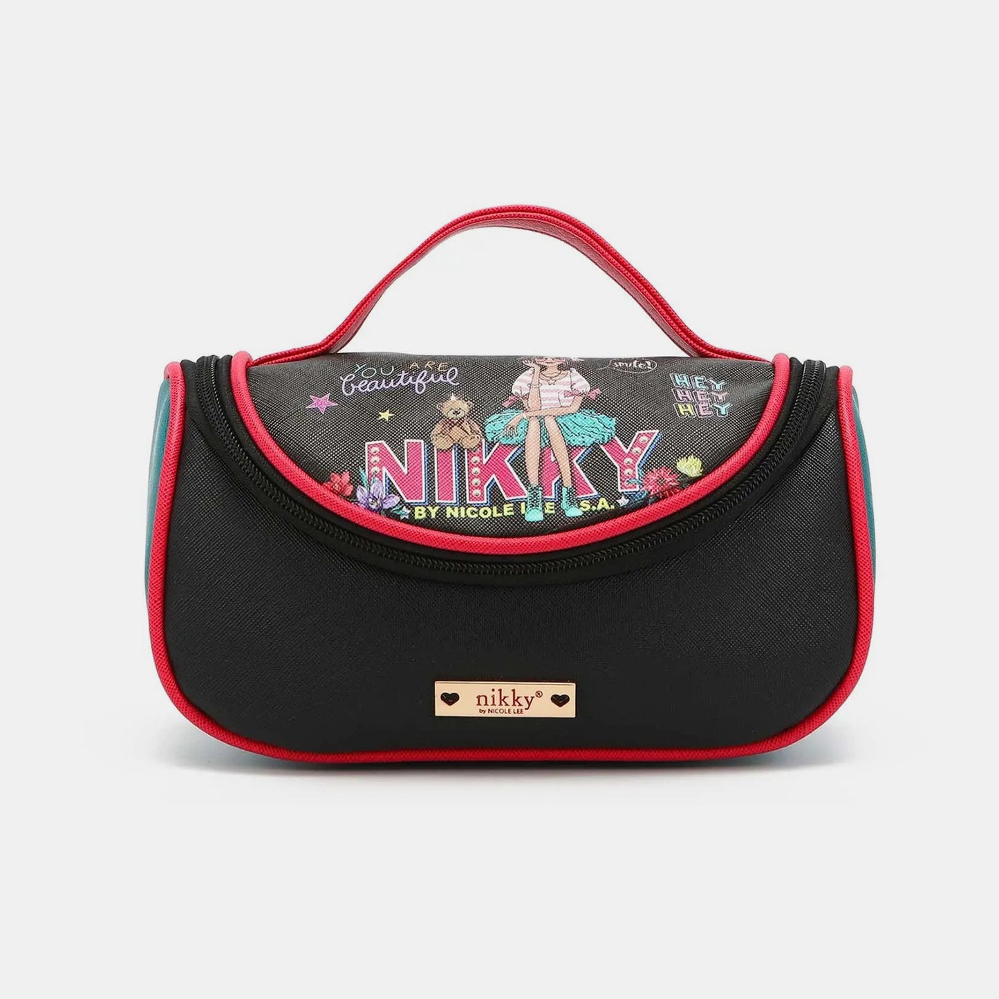 Nicole Lee USA Nikky Contrast Makeup Bag